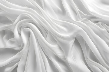 Clean White Linen Fabric Cloth Textile Backdrop Entire Area