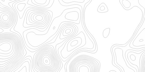 Topographic map background geographic line map with elevation assignments. The black on white contours vector topography stylized height of the lines map.