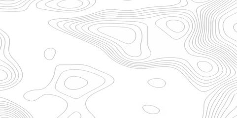 Topographic map background geographic line map with elevation assignments. The black on white contours vector topography stylized height of the lines map.
