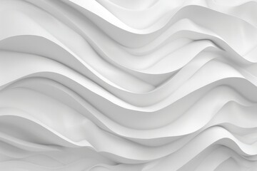 White wall with a unique wave pattern design. Perfect for interior design projects