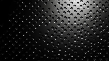 A black and white photo of a patterned surface with many small dots