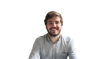Fototapeta premium portrait of a smart man person