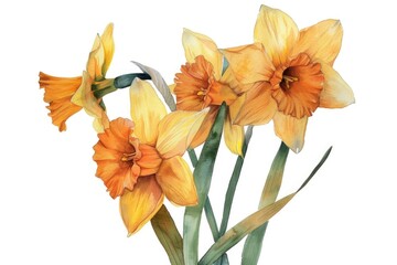 A beautiful painting of yellow flowers, perfect for home decor