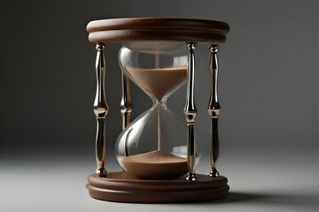 hourglass with sand