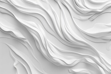 A simple white background with elegant wavy lines. Perfect for adding a touch of sophistication to any design project