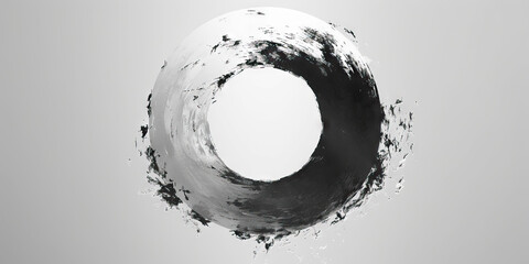 Vulnerability (Light Gray): A small, open circle symbolizing exposure or sensitivity. - obrazy, fototapety, plakaty