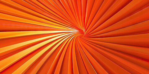 Fototapeta premium Excitement (Bright Orange): A series of diagonal lines converging at a point, indicating anticipation or eagerness.