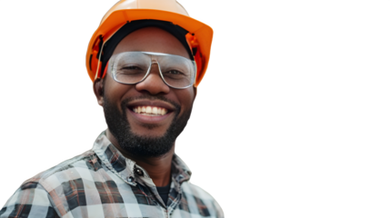 Man worker with helmet