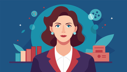A biographical film about a successful businesswoman who has anxiety disorder and credits it as a driving force for her entrepreneurial skills and. Vector illustration