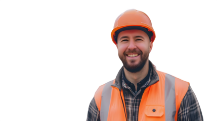 Man worker with helmet