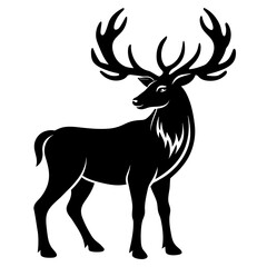 deer silhouette vector