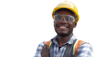 Man worker with helmet
