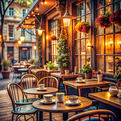street cafe in the city