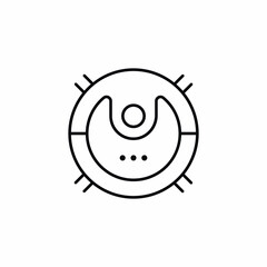 vacuum cleaner robot electric icon