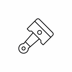 auto car machine piston part icon