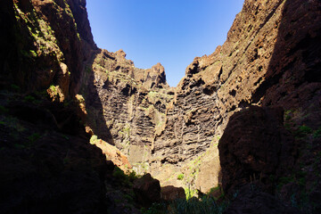 Masca Gorge is a narrow valley in the north-west of the island of Tenerife.