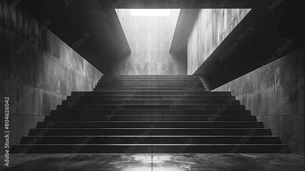 Poster minimalistic abstract monochromatic architecture background