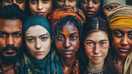 Fototapeta premium Diverse Diversity Ethnic Ethnicity Unity Variation Concept