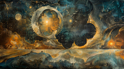 Starry Cosmos A Celestial Panorama