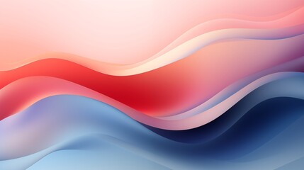 Elegant abstract wave design with a harmonious blend of warm and cool tones