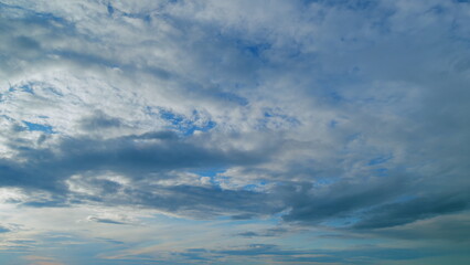 Different shades and light tones. Bright multicolored sky-cloud background. Nature background....