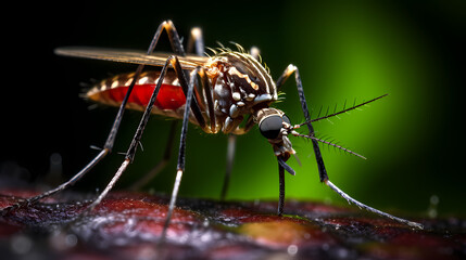 Close-up of a mosquito