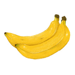 Bananas Hand Drawn Illustration Image