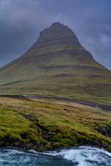 spectacular Kirkjufell mountain in Iceland