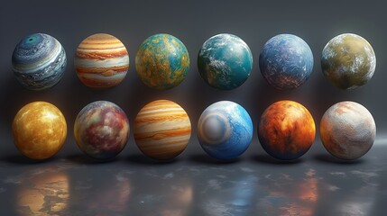 Collection of Diverse Planets