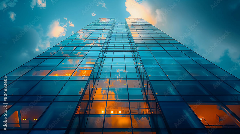 Poster modern architecture elements background