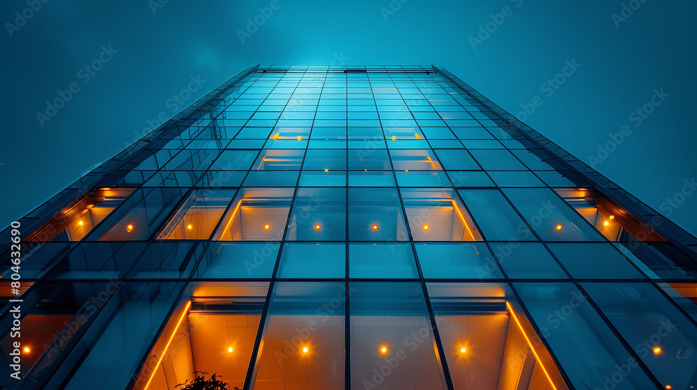 Poster modern architecture elements background