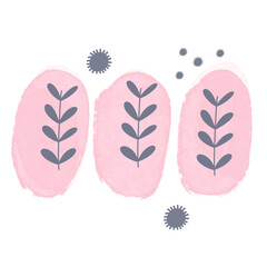 pink flops with flowers