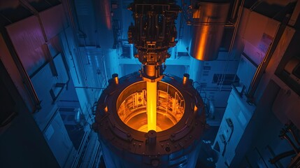 A symphony of science and progress unfolds as the cold fusion reactor hums with energy, offering a glimpse into a more sustainable tomorrow