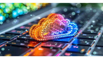 Cloud computing and digital data transfer involve computing networks spread across cities and countries.