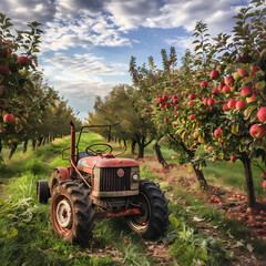 Apple farm in Ontario