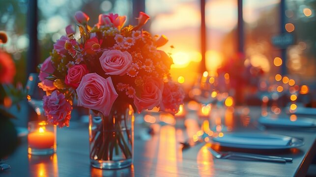 Event planners designing a corporate gala, vibrant and creative meeting, YouTube thumbnail with copy space