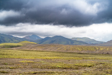 spectacular wild landscape in Iceland