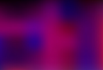 Dark Purple vector blurred bright background.