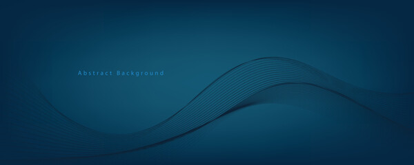Abstract vector background with blue wavy lines. EPS10
