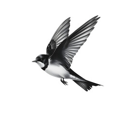 Obraz premium Realistic Pencil Drawing of a Barn Swallow
