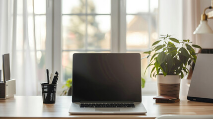 Modern sophisticated office desk