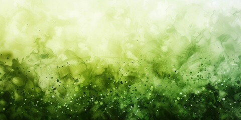Fresh Green Eco Friendly Watercolor Background Generative AI