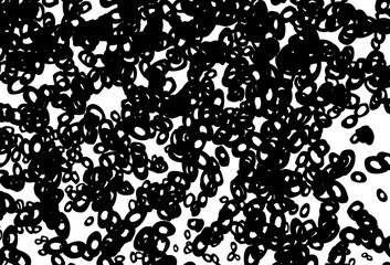 Black and white vector texture with disks.
