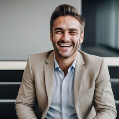 close up portrait of a smiling Human