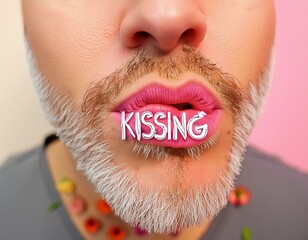 kiss, kissing, letter, lettering, abc, text, love, art, logotype, dream, expression, humor, inspiration, no people, passion, pop, sexy, sketch, trendy, written, hipster, pop art, saying, adorable, 