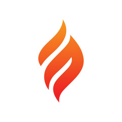 vector fire logo premium template