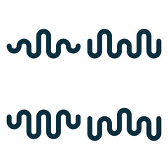 vector sound wave logo premium template bundle