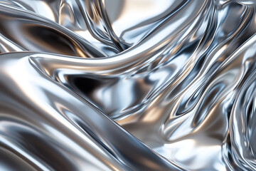 abstract background of metal, At the heart of the composition, a metallic chrome texture forms the foundation of the background