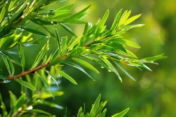 Tea Tree Oil: Extracted from The Leaves of Fresh Melaleuca Alternifolia for Effective Natural