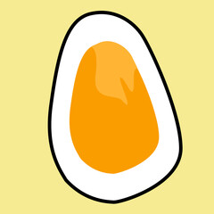 This collection of high-resolution images captures the essence of medium-boiled eggs, featuring firm whites and a creamy, slightly set yolk. Perfect for showcasing versatility in salads, sandwiches, s